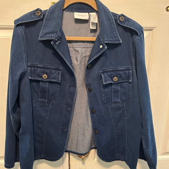 Liz Claiborne Denim Jacket - Picture 1 of 9